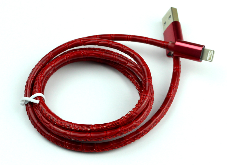 Artificial Leather Jacket usb cable